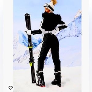 Women’s black ski suit- Small